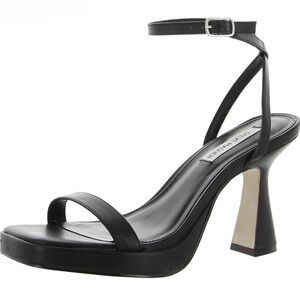 Steve Madden Black Women's Sandals sz 9.5 nwob
